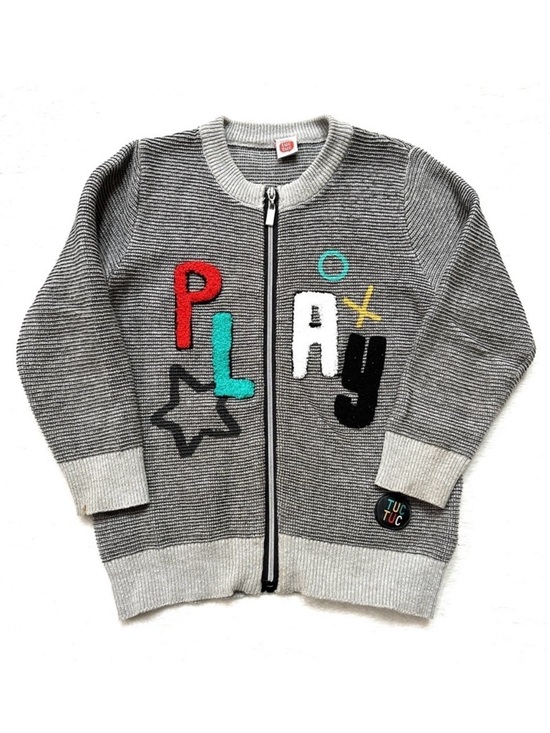 TUC TUC Other - ⭐️ 5 for $25 TUC TUC Spain Kids Gray PLAY Sweater with Front Zipper Size 2